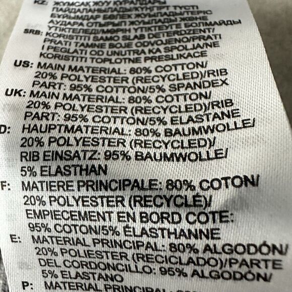 Reebok Sweatshirt Men’s 2XL Gray Spellout Logo Training Casual Classic Pullover - Picture 8 of 9